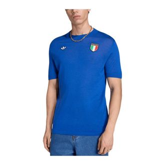 adidas Itali&euml; 70s Jersey - Heren - Sportshirts - Blauw - XL - Wol - Fitness