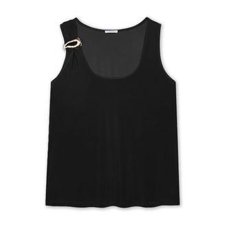 Fiorella Rubino Donna, Top, Nero, 2Xl, new