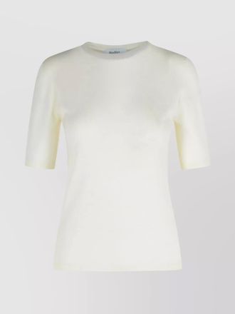 Max Mara white virgin wool sweater