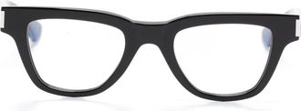 Saint Laurent Eyewear Occhiali con montatura geometrica - Nero