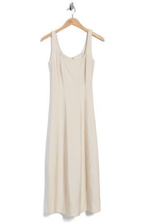 Current Elliott Sleeveless A-Line Midi Dress in Sand Stone at Nordstrom Rack, Size 10