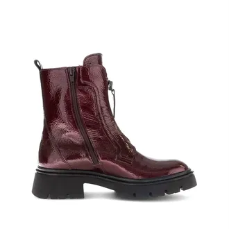 Gabor Womens 71.854.95 Combat Boot In Red