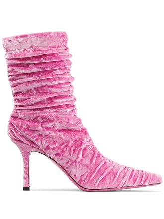Jimmy Choo London 85mm Lotta boots - Pink