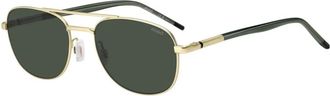 HUGO BOSS HG 1375/S Aoz(Qt) Zonnebril - Heren - Accessoires - Geel - Maat: 56 MM