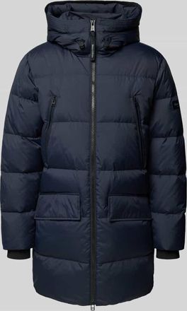 Marc O'Polo Regular Fit Daunenmantel mit Kapuze in Marine, Größe XXXL