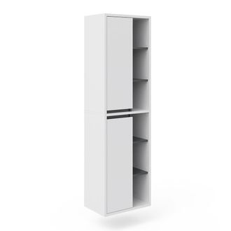 Vicco Armario De Ba&ntilde;o Viola, Blanco, 50 X 170 Cm