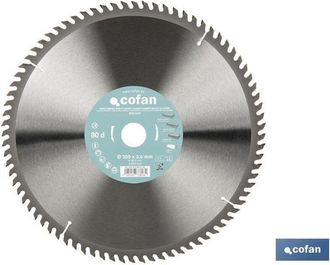 cofan Disco obliquo in metallo duro &Oslash;350 x 30 mm, 80 denti