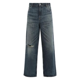Our Legacy Straight Fit Jeans, male, Blue, W34, Vast Cut Straight Jeans