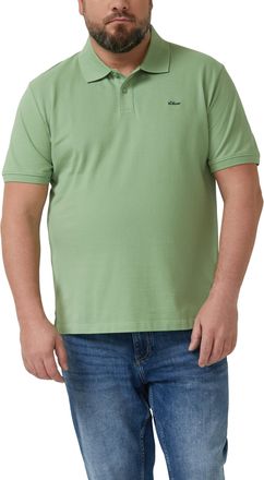 s.Oliver Poloshirt, Herren, Gr. 4XL, gr&uuml;n, Piqu&eacute;, Obermaterial: 100% Baumwolle, S.OLIVER MEN BIG SIZES, unifarben, normal h&uuml;ftbedeckend, Rundhals, B&uuml;ndchen, Sh