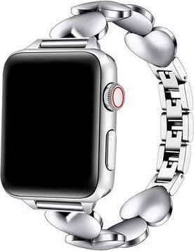 Posh Tech Aphrodite Band for Apple Watch in Silver at Nordstrom