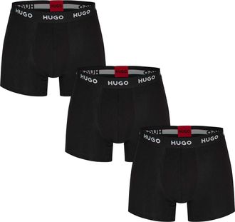 HUGO BOSS Hugo Heren Boxershorts (Set van 3) (Zwart)