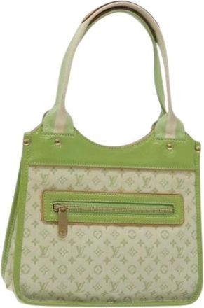 Louis Vuitton Pre-owned Handbags, female, Green, Size: ONE SIZE Pre-owned Tote Bag