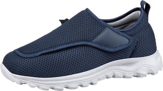 Generic Diabetic Shoes Extra Wide Fit Adjustable Slip-On Shoes Diabetic Friendly Breathable Sneakers with Soft Sole, Flat Bottom Lightweight Casual Outdoor Wa