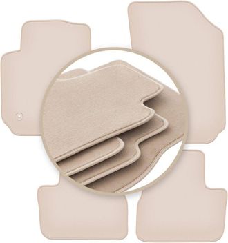 OEM Alfombrillas Premium Beige Para: Citro&euml;n C4 Cactus Crossover 2014-2018