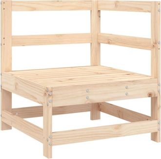 vidaXL Sof&aacute; de esquina de jard&iacute;n madera maciza de pino Vidaxl