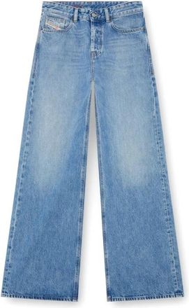 Diesel Jeans, Dames, Blauw, W29 L32, Denim, 1996 D-Sire Wide Jeans