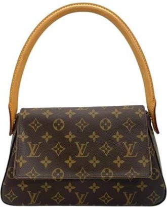 Louis Vuitton Pre-owned Monogram Schoudertas - Dames - Vintage Schoudertas - Bruin - ONE Size - Leer - Vintage
