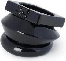 Elisabetta Franchi Accessoires, Dames, Zwart, ONE Size, Gouden Metalen Ring