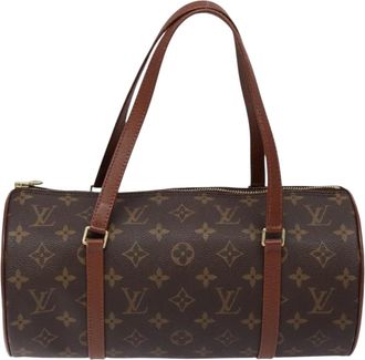 Louis Vuitton Papillon 30 Brown Canvas Shoulder Bag (Pre-Owned)
