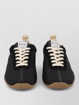 Kenzo sneakers contrast heel pull tab texture