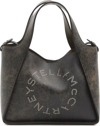 Stella McCartney Borsa tote Stella grande - Marrone