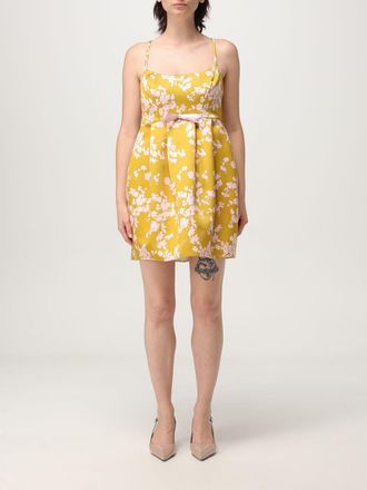 Elisabetta Franchi Abito mini Elisabetta Franchi in duchesse con stampa floreale