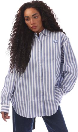 HUGO BOSS Hugo Dames/Dames Elisana B Streep Blouse (Blauw)