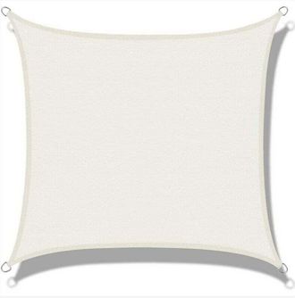 OEM Toldo Vela (hdpe) Rectangular De 4 X 6 M Color Crema Con Protecci&oacute;n Uv Para Terraza, Camping, Jard&iacute;n Exterior