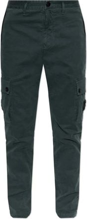 Stone Island Pantaloni Cargo - - Trousers - Uomo - Verde - W34