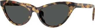 Versace Cat-eye Zonnebril - Dames - Zonnebrillen - Bruin - 55 MM - Accessoires