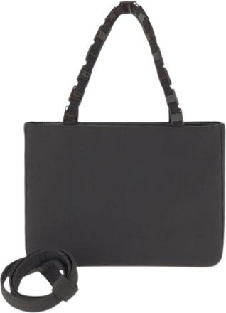 Ferragamo Pre-owned Schoudertas - Dames - Vintage Handtas - Zwart - ONE Size - Leer - Vintage