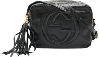 Gucci Pre-owned Cross Body Bags, female, Black, Size: ONE SIZE Pre-owned Vintage Cross Body Bag