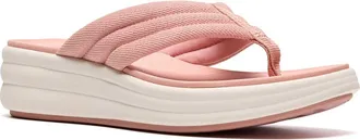 Clarks Drift Carmen Wedge Flip Flop in Dusty Pink at Nordstrom Rack, Size 8.5