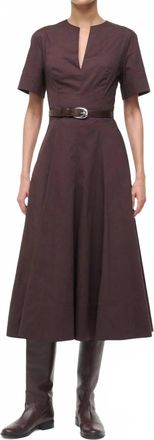 Staud Frances Dress In Earth