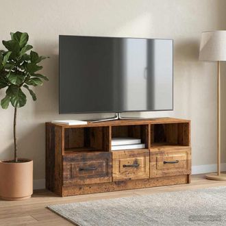 vidaXL Vidaxl Mobile Tv Legno Antico 102 X 34,5 X 47 Cm Legno