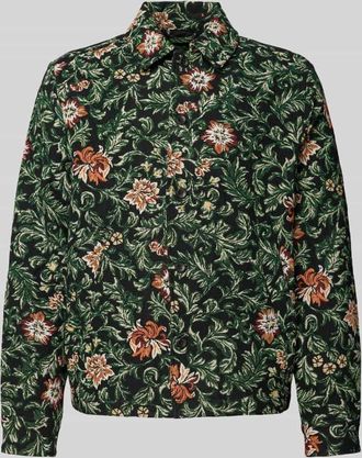 Les Deux Regular Fit Hemdjacke mit Kentkragen Modell Jaiden in Black, Größe XXL