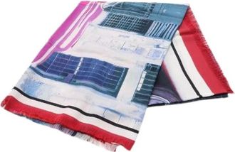 Chanel Pre-owned Scarves, female, Multicolor, Size: ONE SIZE Pre-owned Silk Scarf