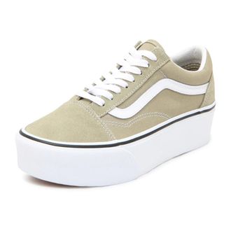 Vans Sneakers, female, Green, Size: 6 1/2 US Old Skool Stackform