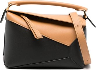 Loewe small Puzzle cross body bag - women - Calf Leather - OS - Black