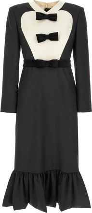 Valentino Garavani Elegante Lange Jurk - Dames - Maxi kleedjes - Zwart - S - Kleedjes