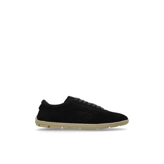 Giorgio Armani Su&egrave;de sportschoenen - Heren - Sneakers - Zwart - 40 EU - Su&egrave;de - Schoenen