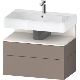Duravit Qatego Mueble Bajo Lavabo, 1 Extra&iacute;ble Y 1 Caj&oacute;n, - Duravit