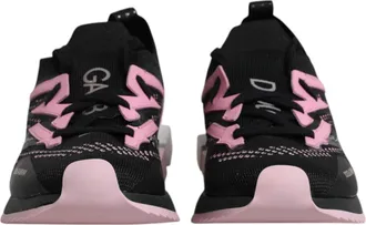 Dolce & Gabbana Black Pink SORRENTO Sport Stretch Sneakers Womens Shoes (Pre-Owned)