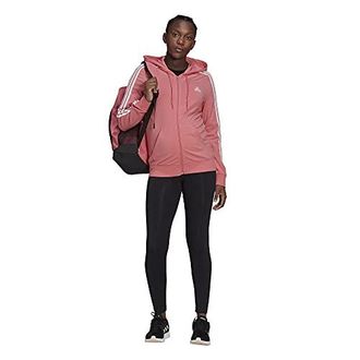 adidas Damen Essentials Baumwoll-Leggings (Maternity) Enge Passform, schwarz/wei&szlig;, Large