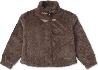 Converse (WMNS) Converse YOTD Furry Jacket Asia Sizing Brown 10026811-A02