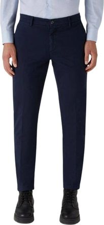 Trussardi Heren, Broeken, Blauw, Maat: 2XL Katoen