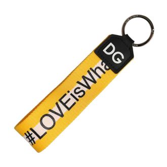 Dolce & Gabbana Logo Sleutelhanger met Band - Dames - Accessoires - Veelkleurig - Maat: ONE Size