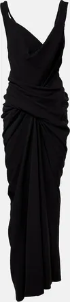 Rick Owens Strutter gathered maxi dress