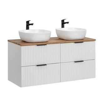 Petits Meubles Mueble lavabo estratificado Blanco
