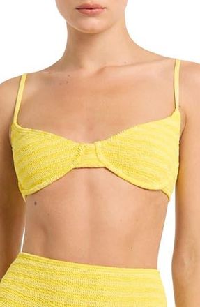 Bond-Eye Gracie Underwire Bikini Top in Limoncello Stripe at Nordstrom Rack